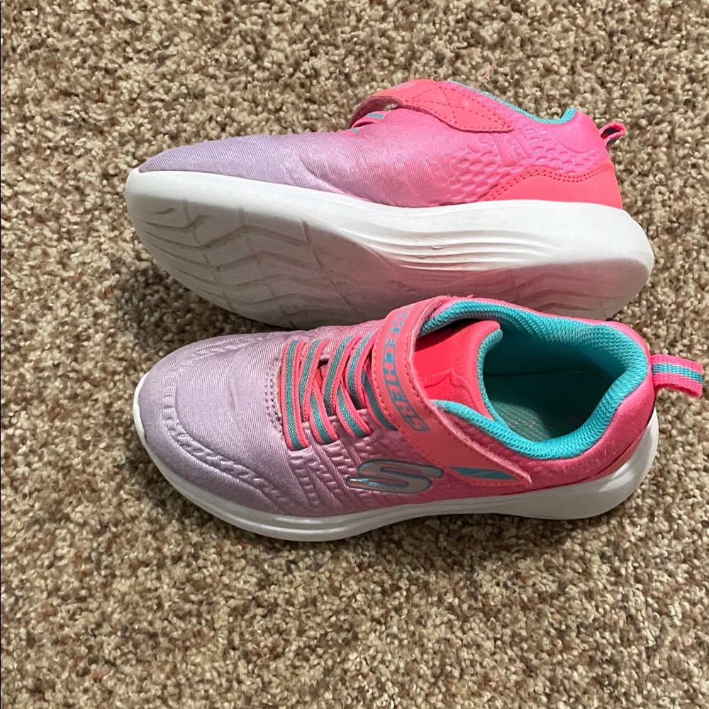 Skechers Kids' Vibrant Pink and Lavender Sneakers